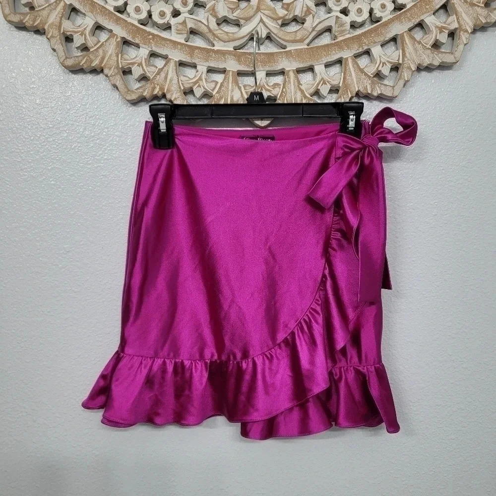 Dear Moon Ruffled Wrap Skirt - Picture 3 of 16